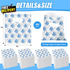 800 Pcs Tooth Patient Care Dental Bags Bulk 9 X 8 Inches Dental Giveaway Bags   