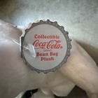Vintage Coca Cola 1997 Collectible Bean Bag Plush Polar Bear W  Bottle  0109