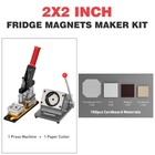 2x2inch Magnet Maker Machine Kit  Diy Photo Magnet Machine 100sets Supplies