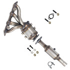 Front   Rear Catalytic Converters For Hyundai Accent Kia Rio Soul 1 6l 2012-2017