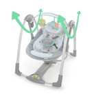 Ingenuity Swing  n Go Portable 5-speed Baby Swing With Nature Sounds  Hugs  