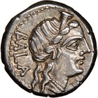 Roman Republic - C  Allius Bala  92 Bc - Ar Denarius - Ngc Choice Xf - Stag Biga