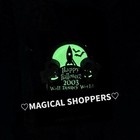 Disney Parks Happy Halloween Chip   Dale Glow In The Dark Pin Limited Edition Le