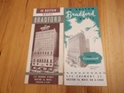 6 Vintage Boston Hotel Brochures Essex  Manger  Avery  Bradford