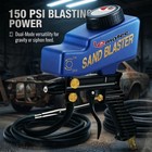 Sandblaster Gun Kit Sand Blaster Rust Remover Paint Stripper Media Nozzle Set