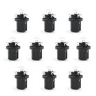 10x 62111368299 E24 E28 E30 E32 E34 Instrument Cluster Bulbs   Black Plastic