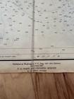 Vintage 1947 Damariscotta And Kennebec Rivers  Nautical Map chart - 45 5 X 34 5