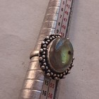 Stunning Ancient Roman Silver Ring With Beautiful Stone     Rare Collector Piece