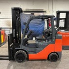 2020 Toyota 8fgcu30 6000lb Used Lp Gas Forklift Triple Mast Sideshift 2176 Hours