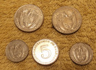 Lot Of 5 Panama Coins From The 1960s