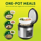 Aroma 8-cup Digital Rice Cooker   Food Steamer With Bonded Granite Nonstick