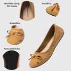 Alpine Swiss Polly Womens Ballet Flats Vegan Leather Slip On Round Toe
