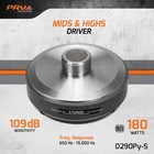 2x Prv Audio D290py-s 1  Exit Compression Driver Pro Audio   Wgp14-25 Gold Horn