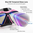 Snorkel Mask For Adults Anti-fog Tempered Glass Snorkeling Gear Scuba Diving