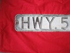 Vintage Retired  highway 52  24 X 6 Embossed Road street Sign