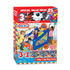 Little Tikes 3 In 1 Sports Play Center Ball Pit Basketball Hoop Soccer 25 Balls