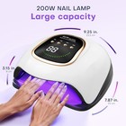 Upgrade Uv Nail Lamp  Nail Dryer For Gel Polish With Auto Sensor And 4 Timer 