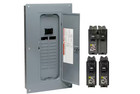 Square D Homeline 100a 20spc 40 Circuit Main Breaker Plug On Neutral Load Center