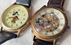 Disney Store Exclusive Vintage Disney Mickey   Donald Skeleton Watch   Minnie