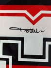 Framed Autographed signed Paolo Maldini 35x39 Ac Milan Black red Jersey Coa