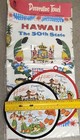 Vtg Hawaii Hawaiian Towel Tiki Hula   2 Hot Pads Nos Hand-printed Decorative