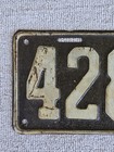 Vintage Original 1918 Ohio License Plate  42889   Good Condition