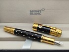 Smooth Montblanc Great Characters Queen Elizabeth Fountain Pen  empty Ink 