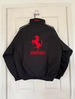 Ferrari F1 Racing Jacket Black Red Embroidered Unisex