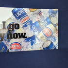 Vintage 90s Genesee Genny Light Beer Advertisement Poster Gbco Rochester Ny