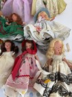 Lot Of 11 Vintage Bisque   Hard Plastic Nancy Ann Dolls