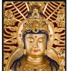 36  China Bronze 24k Gold Gemstone Guanyin Kwan-yin Bodhisattva Buddha Statue