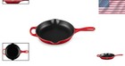 Le Creuset Enameled Cast Iron Signature Iron Handle Skillet  9   Cerise