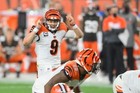 Joe Burrow Bengals Team Issued Game Worn Coa Rookie Jersey Captains Patch