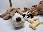 Vintage Pound Puppies Plush Lot Dog Cat Puppy Kitty Bones Large Small Stuffed