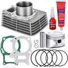Top End Cylinder Piston Gasket Kit For Honda Recon 250 Trx 250 Sportrax Trx250ex