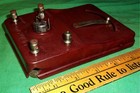1930s Philmore Crystal Radio Set No Dome Frozen Posts   Tuning Lever For Resto 