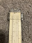 Vintage Pickett Model 1000 Slide Rule With Brown Leather Case Usa Oil Gas