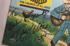 Tom T Hall Vintage Autograph Hand Signed Album Cover Only  no Record 