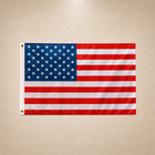 3 X 5 Ft American Flag Polyester Brass Grommets