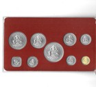 1974 Coins Of The Bahamas  9 Coin Uncirculated Specimen Set  Franklin Mint  Bb26