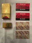 Wwi Gillette U s  Service Set Old Type Safety Razor Military Kit W  Case   Blade