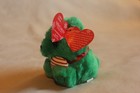 Puffkins Jingles The Christmas Green Teddy Bear 4  Plush Stuffed Animal Toy New