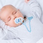 Silicone Baby Dummy Clip Personalised Pacifier Holder Chain Soother Strap