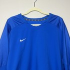 Nike Blue Windbreaker Lightweight Baseball Golf Pullover   Sz Xl