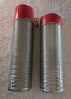 Vintage 1960s Thermos Brand Plaid Picnic Set - Tartan Bag 2 Bottles Sandwich Box