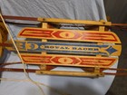 Royal Racer Downhill Snow Sled Vintage Wood Metal Runner Decor Cabin Kids Toy