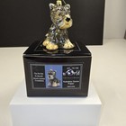 Yorkshire Terrier Yorkie Puppy Dog Polish Blown Glass Christmas Ornament