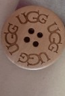 One Ugg Replacement Button- Sand   30mm 