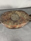 Antique Star Wood Iron Single Block 1 Wheel Tackle Pulley Primitive