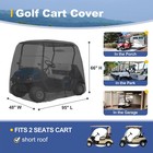 Golf Cart Cover 2 Passenger Heavy Duty Waterproof For Club Car Ez Go Yamaha